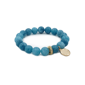 Mùa Hè Đồ Trang Sức Tốt Vòng Đeo Tay & Bangles, Tự Nhiên Chữa Bệnh Tinh Thể Thạch Anh Với Donut Spacer Zircon Hạt Vòng Đeo Tay - Product Image 6