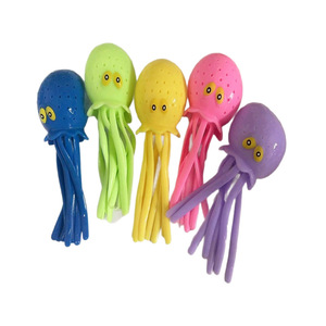 Nuevo 2025: Juguete de descompresión novedoso de goma suave TPR con burbujas de medusa y cuentas grandes, juguete de verano de gran venta, juguete de baño, pulpo de agua - Product Image 5