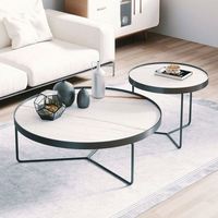 Tables Basses Fabrique Carré Moderne Pierre Frittée Acier Inoxydable Turquie Table Basse Modulaire Salon Meubles En Chêne