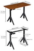 Coiffeuse Moderne Intelligente Multifonctionnelle Prorials avec Plateau en Bois et Pieds en Métal pour Chambre à Coucher