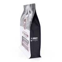 Sachet d'emballage personnalisé imprimé de qualité alimentaire à huit soudures latérales avec fermeture éclair refermable et encoche à déchirure facile pour aliments pour animaux de compagnie