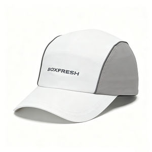 หมวกแคมป์ 5 แผง รุ่นพรีเมียม, หมวกไนลอนแห้งเร็วแบบ Color Block, หมวกกีฬาปักลายได้ตามต้องการ สำหรับวิ่ง/เดินป่า - Product Image 6