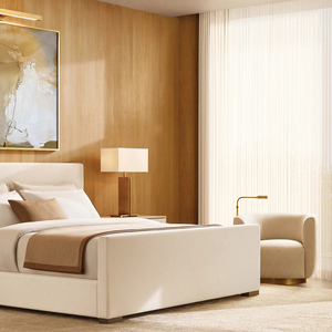 Sofá individual giratorio con base de roble, reposabrazos de tela para sala de estar informal, sillón moderno de café suave para dormitorio - Product Image 5