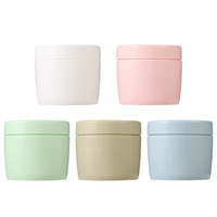 250ml plastique pp large bouche cheveux bouteille sommeil pot conditionneur bouteille visage crème pot