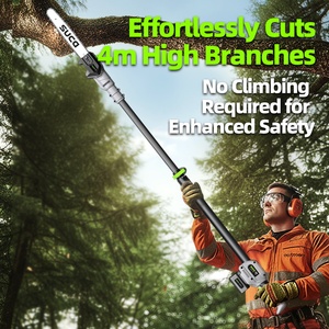 SUCA SC-5806 21V 8-Inch Portable <strong>Telescopic</strong> Electric <strong>Saw</strong> Cordless Pole Chainsaw Long Handle <strong>Chain</strong> <strong>Saw</strong> - Product Image 3