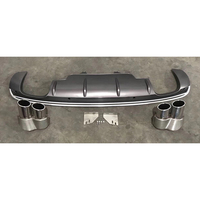 Kit carrosserie sport style facelift avec diffuseur de pare-chocs arrière et embout d'échappement pour Audi Q5 SQ5 à RSQ5 2008-2017