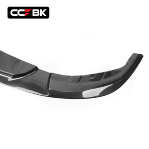 Para BMW <span class=keywords><strong>G30</strong></span> G31 M Sport 520i 530i 530d 540i 540d 550i 550d 2017-2020, alerón delantero de fibra de carbono seca estilo 3D, divisor de labio inferior - Product Image 4