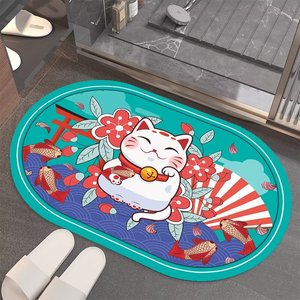 Alfombra de Baño de Tierra de Diatomeas Suave y Absorbente, <span class=keywords><strong>Venta</strong></span> Caliente, Suministro de Fábrica, Alfombra de Tierra de Diatomeas ODM/OEM, Tapete de <span class=keywords><strong>Piso</strong></span> con Base de Goma - Product Image 1