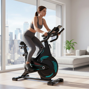<span class=keywords><strong>Vélo</strong></span> d'Appartement Silencieux à Contrôle Magnétique Haute Qualité – Équipement <span class=keywords><strong>de</strong></span> Fitness pour Gymnastique, <span class=keywords><strong>Vélo</strong></span> <span class=keywords><strong>de</strong></span> Cyclisme Réglable pour Domicile - Product Image 1