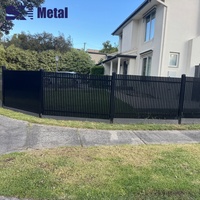 Panneaux de clôture en alliage d'aluminium thermolaqué, portails de treillis de jardin extérieur, portes de cour, maisons, écologiques, anti-rongeurs, sécuritaires