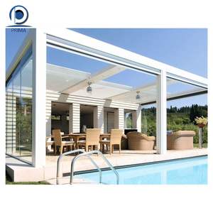 Pabellón <span class=keywords><strong>plegable</strong></span> de aluminio <span class=keywords><strong>con</strong></span> <span class=keywords><strong>cortinas</strong></span> de <span class=keywords><strong>cenador</strong></span> deslizantes y Marco de <span class=keywords><strong>cenador</strong></span> de aluminio ligero - Product Image 6