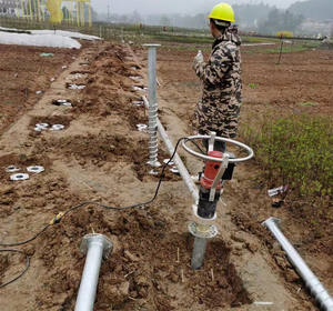 יעילות גבוהה ידנית הידראולי ערימה מנהל התקן עבור התקנת ערימת בורג עם מנוע ליבה ורכיבים הילוכים - Product Image 3