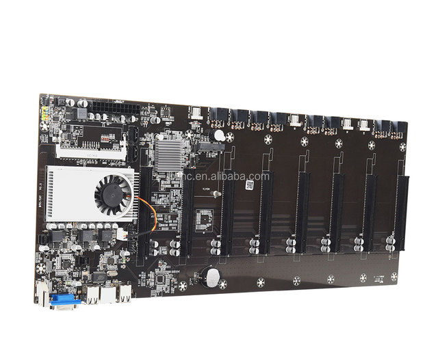 New Riserless Motherboard 8 GPU BTC-T37 Support 1066/1333/1600 1037 8P Motherboard