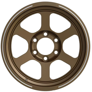 Jantes tout-terrain forgées TE37 17-18 pouces 6x139.7 5x114.3 PCD 40mm ET Finition bronze Alliage d'aluminium Neuf - Product Image 2