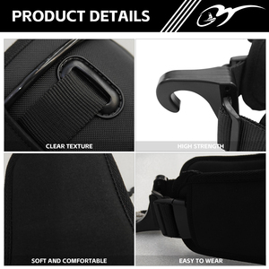 Correa de cintura para Wing Surfing y Wingfoil, Correa de cintura/pecho de liberación rápida para Surfing, Correas de SUP desmontables para Surfistas de Río - Product Image 4