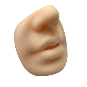 5D Silicone Lip Nose Face Model Piercing Stud Practice Tool Jewelry Display for PMU Tattoo Training - Product Image 5