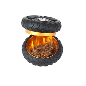 2023 nouveau Design pneu herbe broyeur haute qualité en alliage d'aluminium 2 couches broyeurs tabac en gros Cool roue Style - Product Image 2