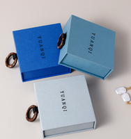 Personnalisation en petite série de boîtes d'emballage pour bijoux (boucles d'oreilles, colliers, anneaux magnétiques à clapet) adaptées aux cadeaux