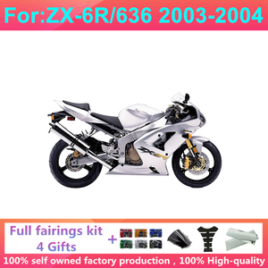 Nuevo Kit de Carenado de Plástico ABS para Motocicleta, Compatible con Zx6r 636 Zx-6r 2003 2004 03 04, Carenados Completos Personalizados, Carrocería Zxmt Zx-6r/636 2003 - Product Image 5