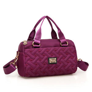 Bolso de hombro ligero de gran capacidad para mujer de tela <span class=keywords><strong>Oxford</strong></span>, bolso de mensajero portátil multifuncional, nailon acolchado - Product Image 3