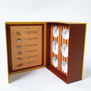 Boîte en papier personnalisée rigide avec fermeture magnétique pour vernis à ongles, sérum de soin de la peau, avec échantillon gratuit et vernissage manuel - Product Image 3