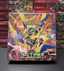 โปเกมอน ออริจินัล สำหรับญี่ปุ่น M6 เจด สตอร์ม กระดาษของขวัญ TCG การ์ดสะสม ของเล่นบูสเตอร์ ซีลแล้ว - Product Image 1