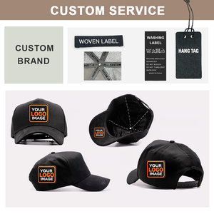 Custom Embroidery Logo Rhinestone Decoration Curved Crown Original Flashing Hats Embroidered Sports Black 5 Panel <strong>Baseball</strong> <strong>Caps</strong> - Product Image 2