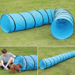 อุโมงค์ฝึกสัตว์เลี้ยง อุโมงค์สุนัข ทางวิ่งสุนัข ผ้าอ๊อกซ์ฟอร์ด กระเป๋าเต็นท์ ของเล่นสัตว์เลี้ยง อุโมงค์สุนัข - Product Image 6