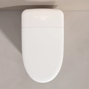 Ceramic Sanitary Automatic Flap Foot <strong>Sensor</strong> Smart Toilet <strong>Siphon</strong> Flush One Piece Intelligent WC Toilet Bowl S-trap Heated Seat - Product Image 4