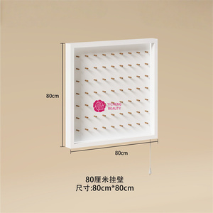 Yicheng Beauty Nouvelle Arrivée Présentoir Mural pour Nuanciers de Vernis à Ongles avec Meuble de Rangement Latéral à Prix Abordable - Product Image 2