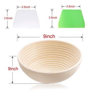 Bannetones de Ratán para Molde, Cestas de Fermentación, Cubiertas de Tela para Pan, Juego Completo - Product Image 3
