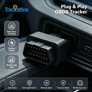 TraceKing Traceur GPS OBDII avec suivi en temps réel, géolocalisation, alarme de survitesse et de vibration pour voiture et véhicule - Product Image 5