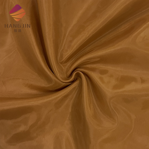 Shiny Bridal đồng bằng rắn Sheer Organza vải Fancy Organdy Polyester Hàn Quốc Vải màu nude trong suốt vải tuyn cho may mặc - Product Image 2