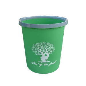 Cubo de Basura de Estilo Caricatura, 10L, Diseño de Ciervo, Redondo, para Uso Interior y Exterior, de Plástico, en Colores Variados - Product Image 5
