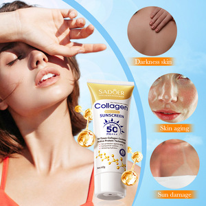 Crème <span class=keywords><strong>solaire</strong></span> <span class=keywords><strong>anti</strong></span>-<span class=keywords><strong>rides</strong></span> pour le visage à prix bas, marque privée, avec collagène, crème <span class=keywords><strong>solaire</strong></span>, écran <span class=keywords><strong>solaire</strong></span>, crème <span class=keywords><strong>solaire</strong></span> - Product Image 3
