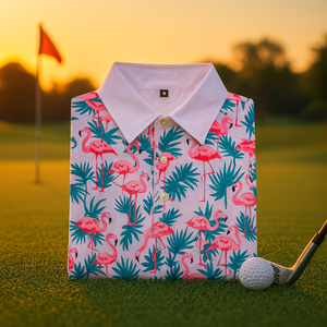 Polos Personalizados con Logotipo Bordado, Estampado Gráfico, Poliéster y Elastano de Alta Calidad, Ropa Deportiva de Secado Rápido para Golf para Hombre - Product Image 1