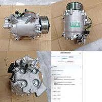 Systèmes de climatisation automobile OEM 38810-RX0-A01 Nouveau compresseur de climatisation pour voitures 2012-2014 & RM3 RM4 12V Garantie de 12 mois