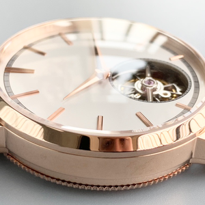 Orologio Meccanico Tourbillon Edizione Personalizzata Collezione Tradizione in Oro Rosa 18K con Movimento Automatico e Design Ultra-Sottile - Product Image 5