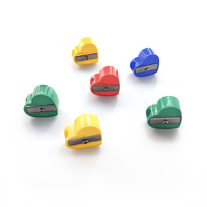 Sacapuntas de Lápices en Forma de Corazón, Mini, de Plástico y Metal, Ecológico, Multicolor, Promocional, Tamaño Estándar para Niñas - Product Image 6
