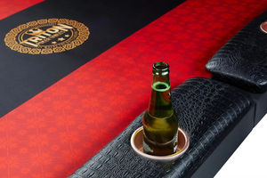 Mesa de póquer sucesora Premium de 10 jugadores, lujosa experiencia de Casino estilo Vegas de larga duración en casa, diseño de almacenamiento moderno - Product Image 4