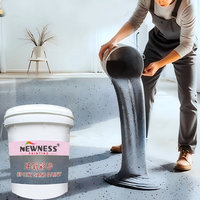 Revêtement liquide auto-nivelant en marbre coloré à base d'époxy résistant à la pression, sable coloré, pierre de meulage, imperméable, anti-poussière
