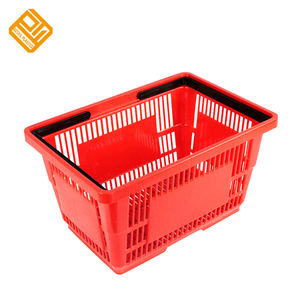Durable High Quality Supermarket PP Plastic <b>Shopping</b> <b>Basket</b> Convenient Storage and Easy Carrying Design - Product Image 3