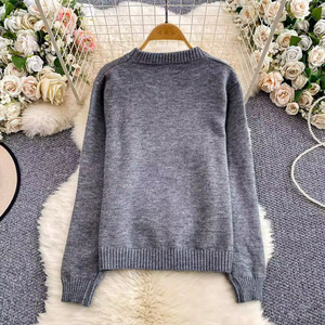 Pull pour femmes, nouvelle arrivée printemps, col rond, manches longues, coupe ajustée, imprimé <span class=keywords><strong>chat</strong></span> mignon - Product Image 6