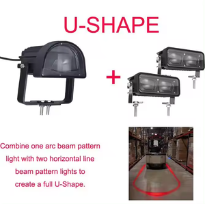 ไฟ LED สำหรับรถบรรทุก 10-80V สีแดง เขียว น้ำเงิน รูปทรงโค้งแบบ U สำหรับส่องสว่างเพื่อความปลอดภัยในการทำงาน - Product Image 3
