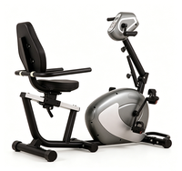 Bicicleta de Ejercicio Reclinada Eléctrica Portátil Directa de Fábrica con Resistencia Ajustable y Monitor LCD para Rehabilitación y Fitness en Casa