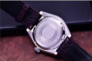 Reloj de Buceo de Lujo para Hombre, Edición Limitada, Resistente al Agua 20 Bar, Correa de Cuero Genuino, Mecánico Analógico Miyota, Acero Inoxidable, Color Azul Nieve - Product Image 5