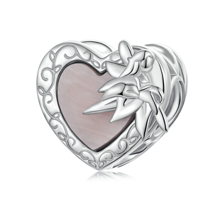Serie familiar, abalorio de Plata de Ley 925 para hermana y madre, compatible con pulsera Original, accesorios de joyería DIY, cuentas de corazón - Product Image 6