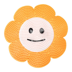 Floral Silicone Bath Mat With <b>Suction</b> Cups Waterproof Anti Slip Shower <b>Pad</b> Customized Novelty Design - Product Image 3