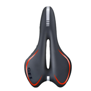 Sillín de Bicicleta de Montaña Transpirable con Silicona y Ventilación, Asiento Cómodo Unisex para Adultos, Diseño Minimalista - Product Image 1