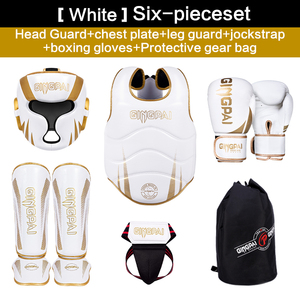 GINGPAI Premium Personalizable Juego de 5 y 6 piezas Protectores de <span class=keywords><strong>boxeo</strong></span> de combate de alta calidad para una protección óptima - Product Image 4